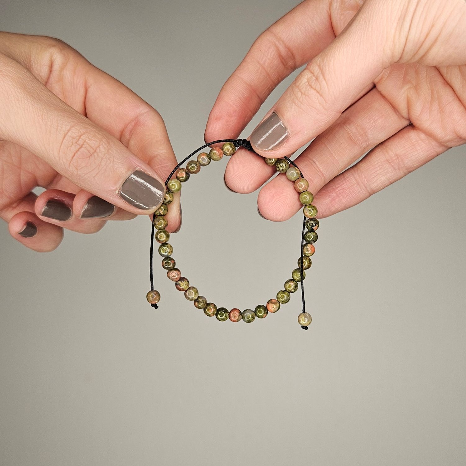 Pulsera de unakita - Equilibrio emocional y sanación del corazón