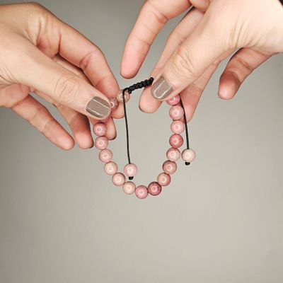 Pulsera Rodocrosita 8mm ajustable