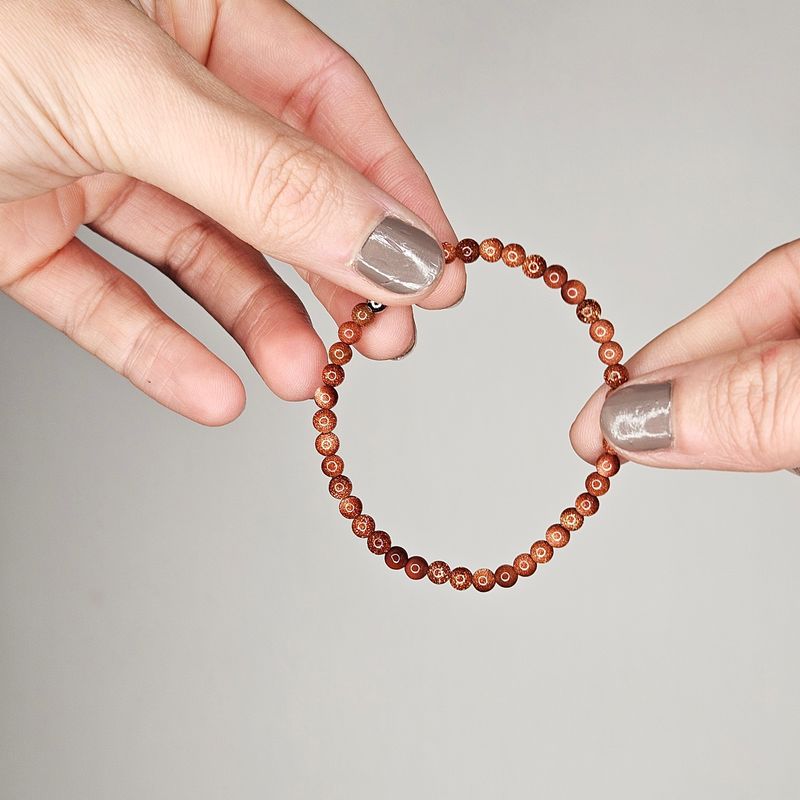 Pulsera de piedra del sol - Alegría, autoestima y energía vital