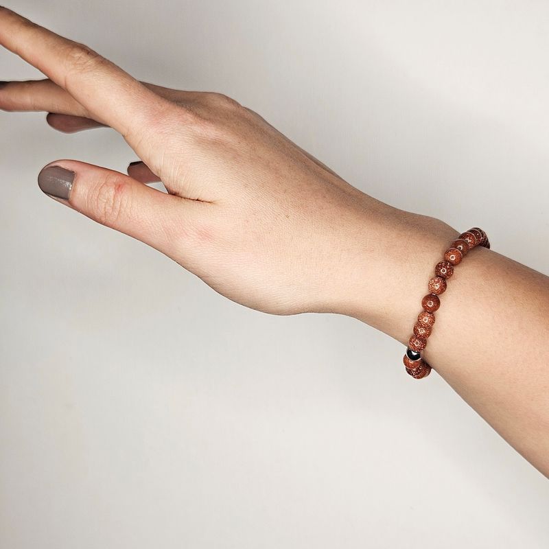 Pulsera de piedra del sol - Alegría, autoestima y energía vital