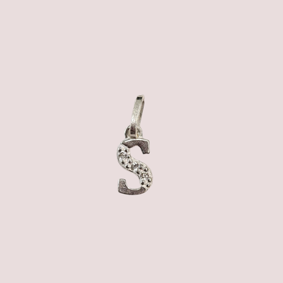Letra S plata 925 con Circonias