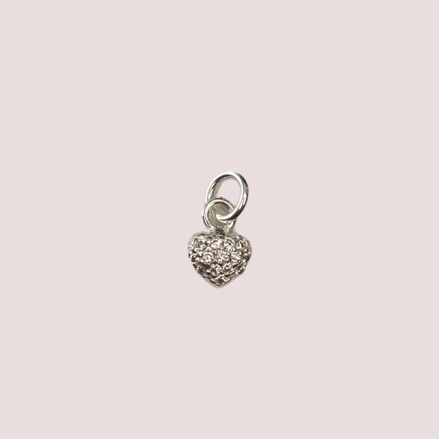 Dije Corazon con Circonias Plata 925