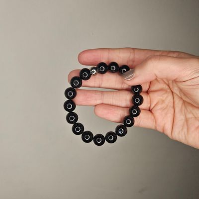  Pulsera de turmalina 10mm - Protección energética y equilibrio emocional