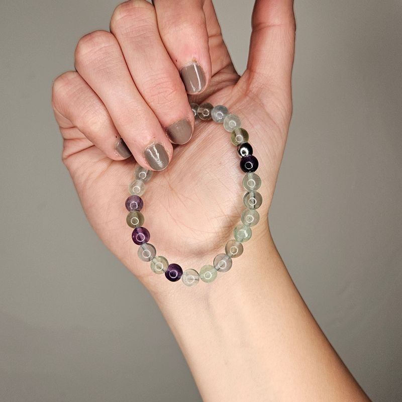 Pulsera de fluorita - Claridad mental y equilibrio energético