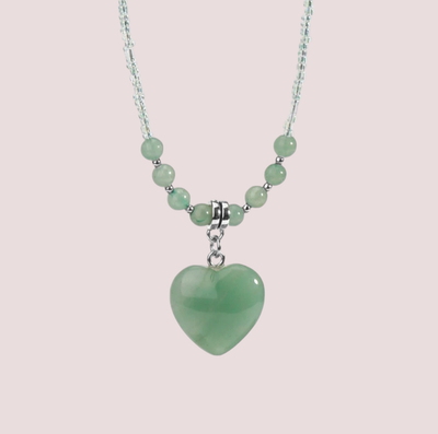 Collar de cuarzo verde  - Vitalidad, sanación y equilibrio emocional