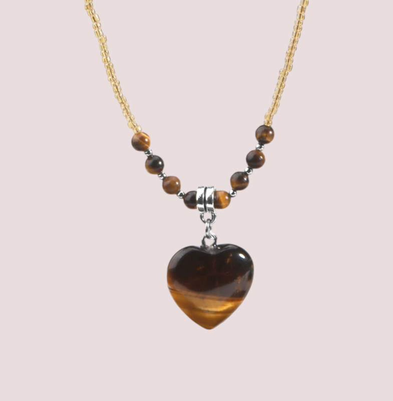Collar de ojo de tigre - Protección, coraje y fuerza personal