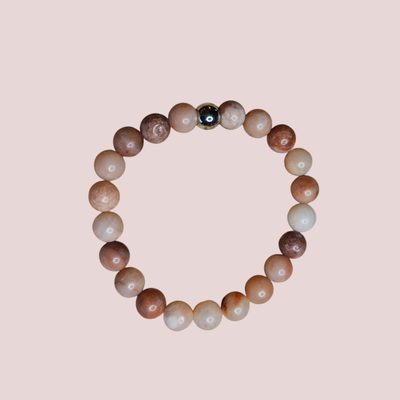 Pulsera de aventurina rosa 8mm - Amor, armonía y compasión