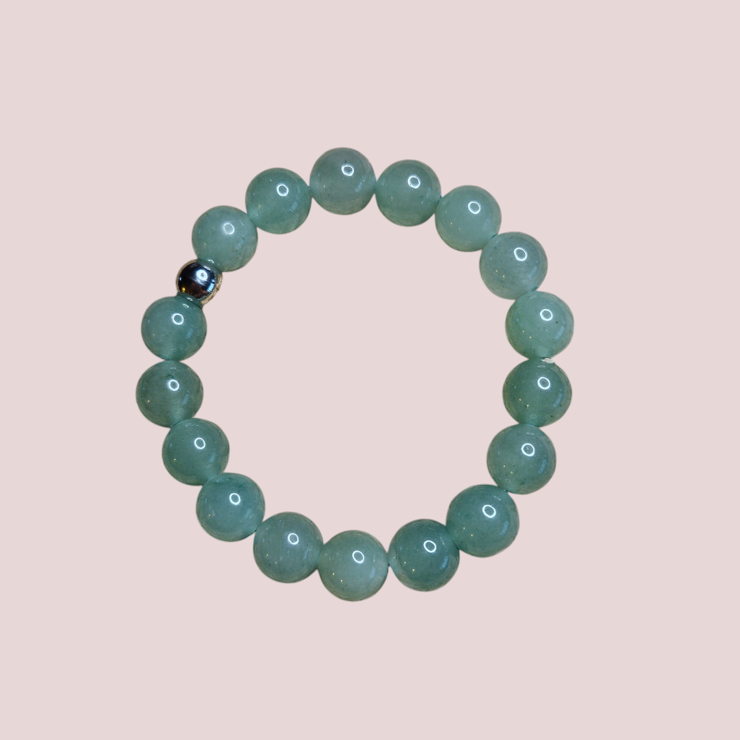 Pulsera de cuarzo verde 10mm - Vitalidad, sanación y equilibrio emocional