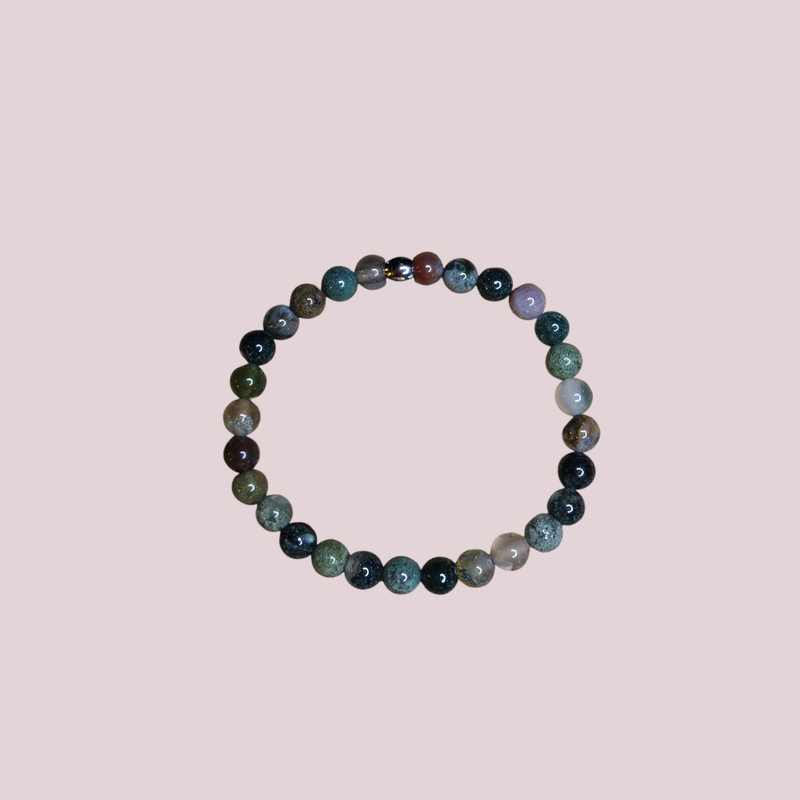 Pulsera de ágata india - Conexión con la tierra y estabilidad emocional