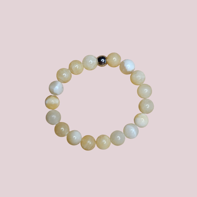 Pulsera de calcita amarilla - Energía solar, creatividad y motivación