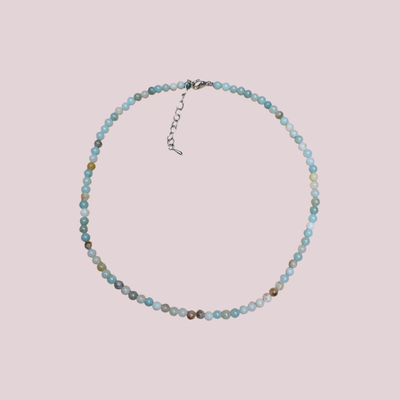 Collar Amazonita 4mm