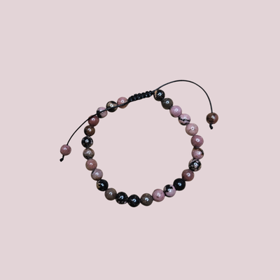 Pulsera de rodonita - Sanación emocional y amor propio