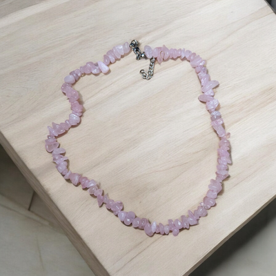 Collar Cuarzo Rosa Escallas