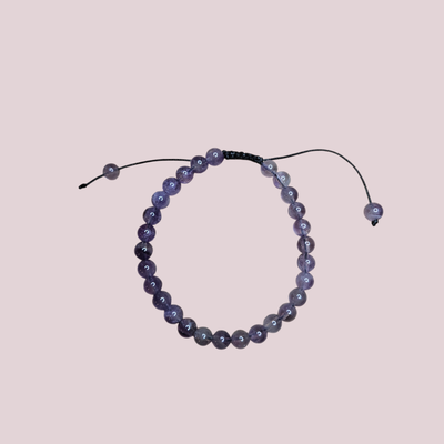 Pulsera de amatista 6mm ajustable - Protección y transmutación energética