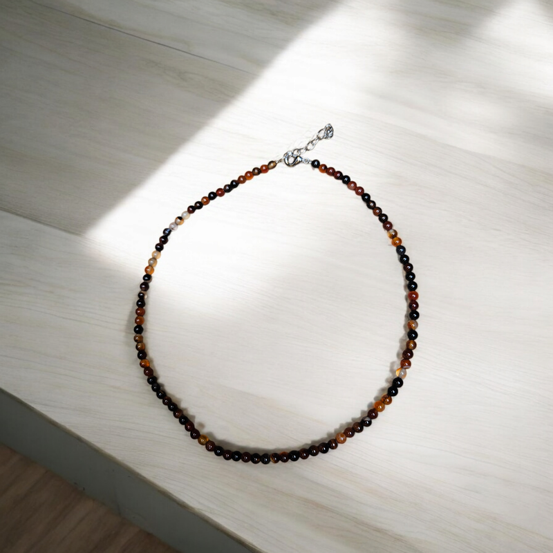 Collar Agata 4mm