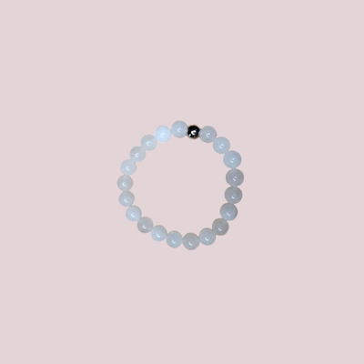 Pulsera Cuarzo blanco 8mm