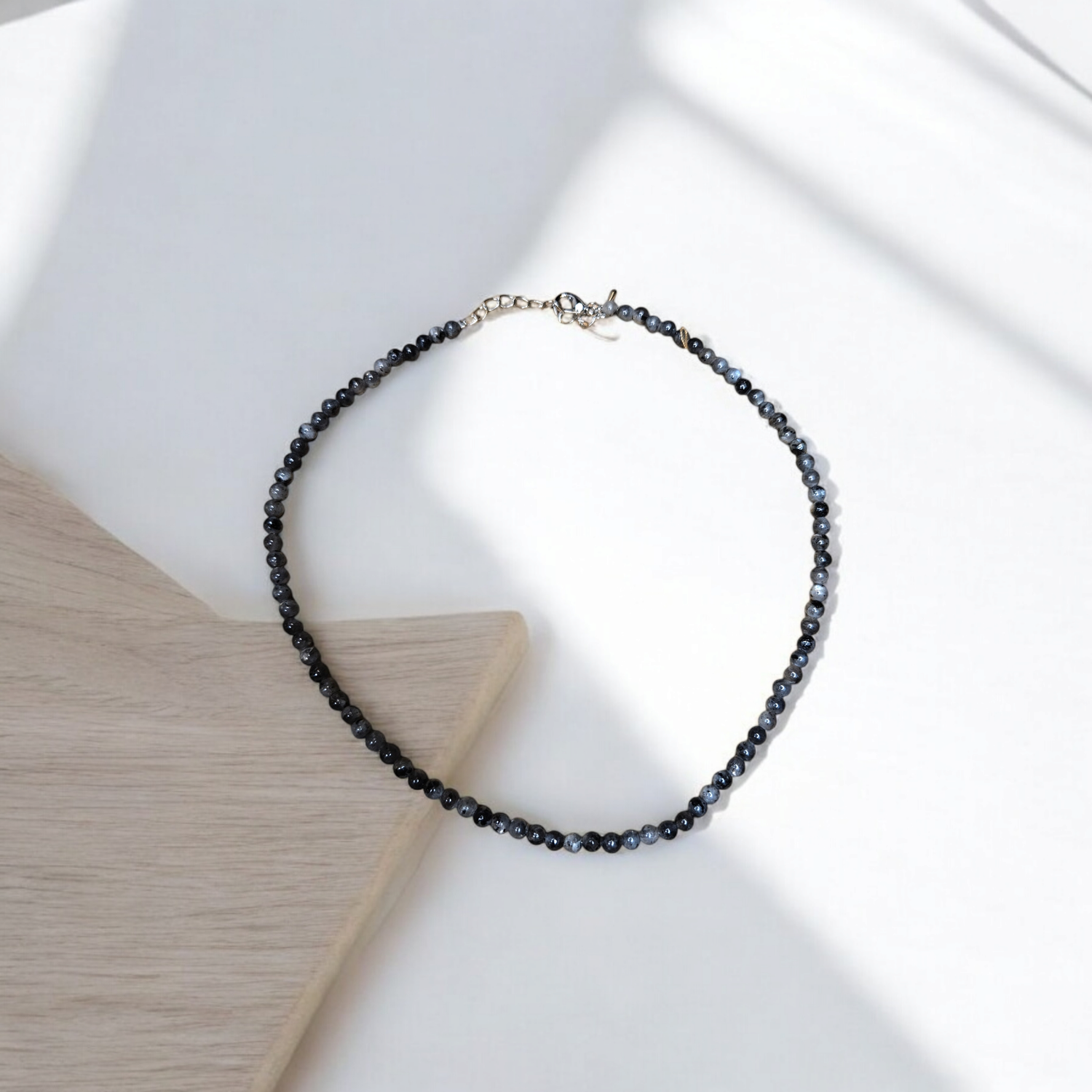 Collar Labradorita 4mm