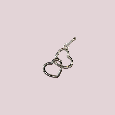 Dije Corazón doble entrelazado Plata 925