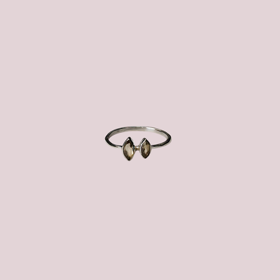 Anillo Citrino Plata 925 (17 mm)