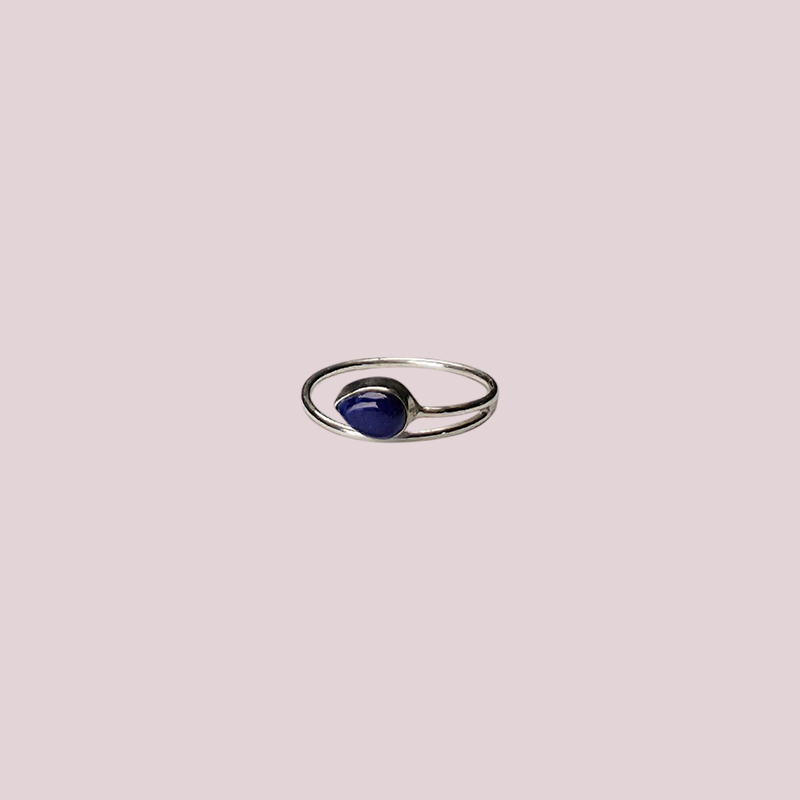 Anillo Lapislazuli Plata 925 (16 mm)