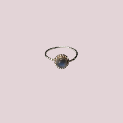Anillo Labradorita Plata 925 (15 mm)