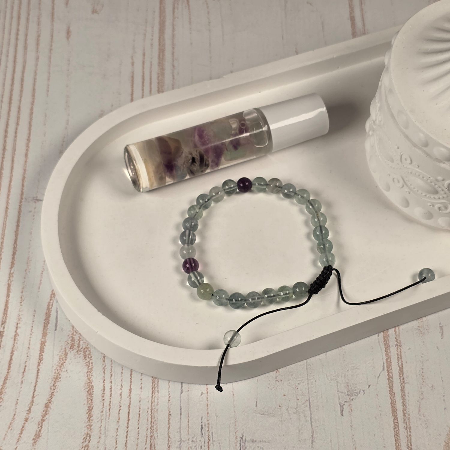 Kit Ritual de Conexión fluorita - Fortalece la conexión espiritual y la introspección