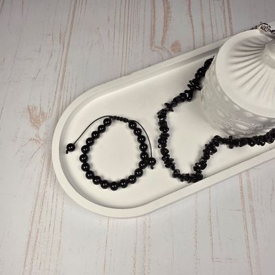 Pack Protección (collar y pulsera ónix)