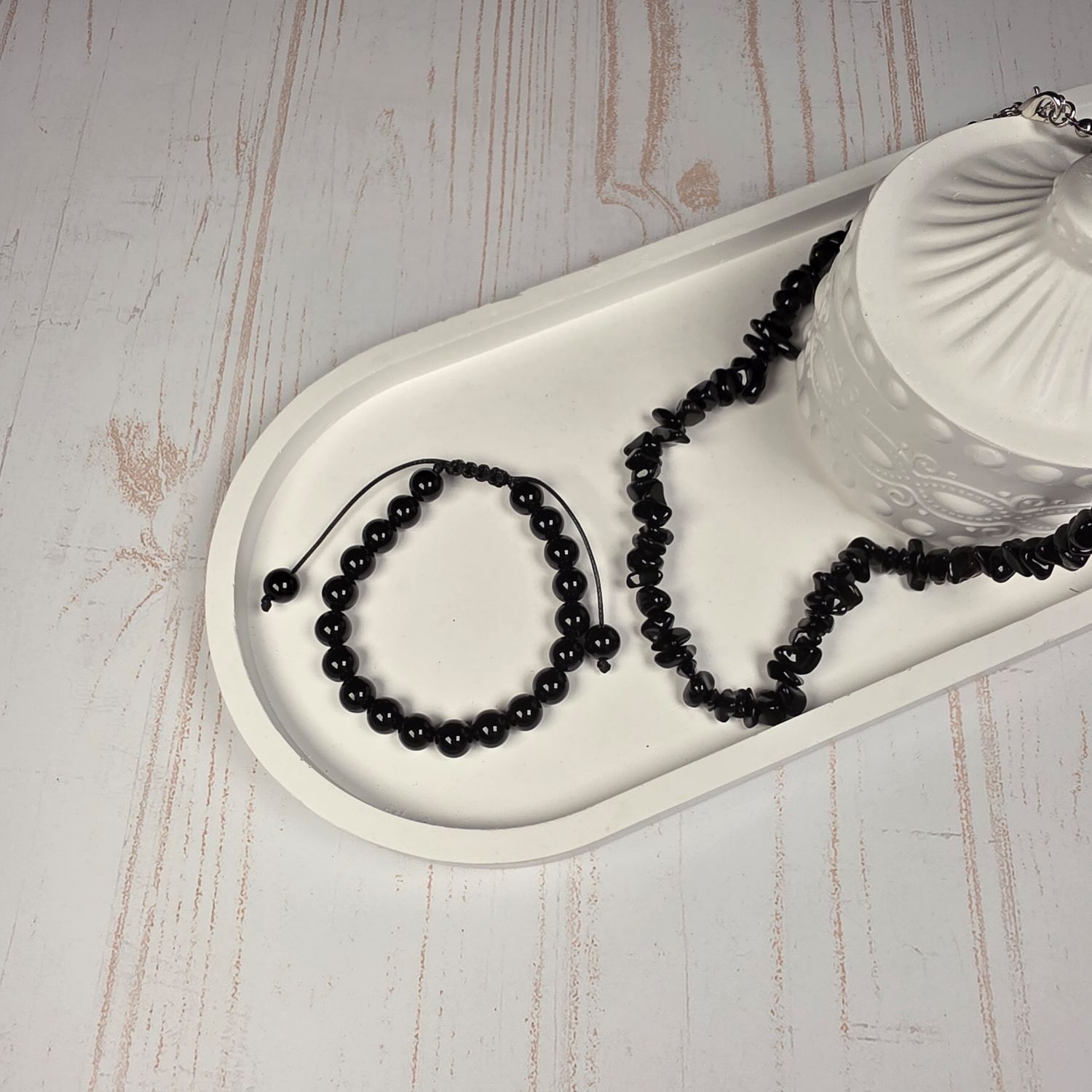 Pack Protección (collar y pulsera ónix)