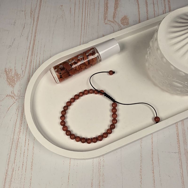 Kit Ritual de Vitalidad Piedra del sol Roll on y pulsera 