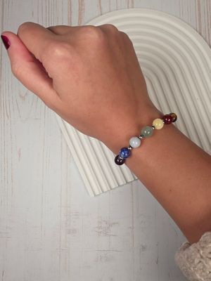 Pulsera 7 chakras ajustable 