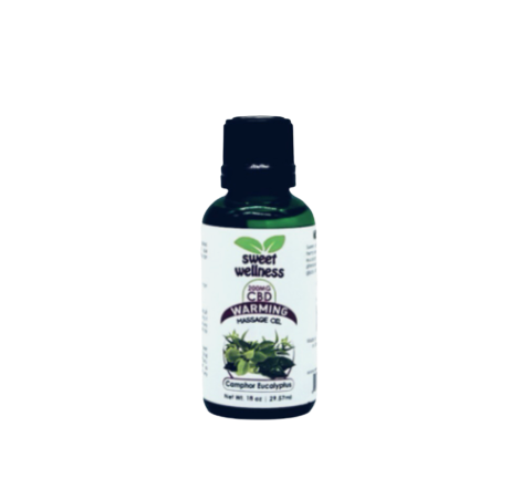 CBD/Camphor Eucalyptus Warming Massage Oil