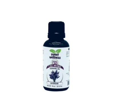 CBD Lavender Calming Massage Oil