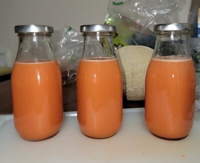 Carrot Boost - 100% Carrot, Orange, Pineapple, Strawberry, Turmeric