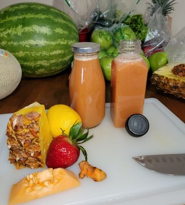 Cantaloupe Sunset - 100% Cantaloupe, Apple, Turmeric