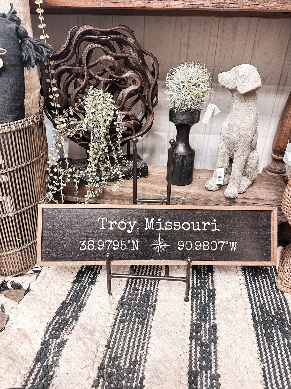 Troy, Missouri Location Sign