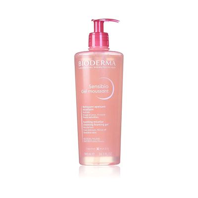 غسول و مزيل مكياج للبشرة الحساسة 500 مل Bioderma Sensibio Cleansing Foaming Gel 500ml