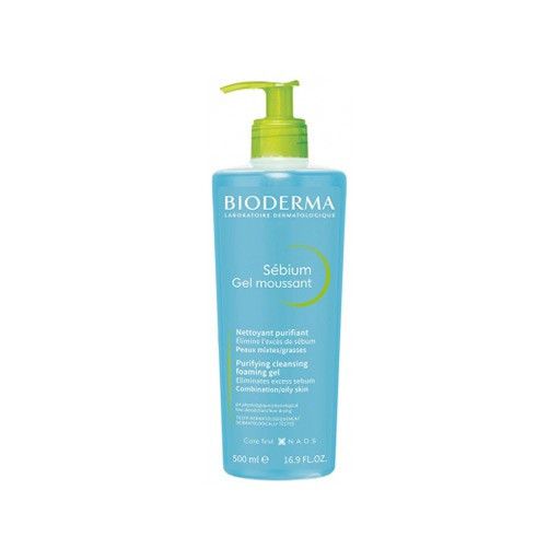 غسول و مزيل مكياج رغوي للبشرة المختلطة و الدهنية 500مل Sebium Purifying Cleansing Foaming Gel 500ml