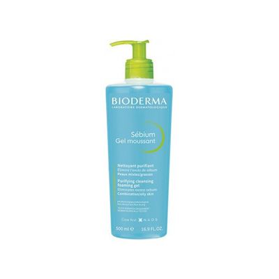 غسول و مزيل مكياج رغوي للبشرة المختلطة و الدهنية 500مل Sebium Purifying Cleansing Foaming Gel 500ml