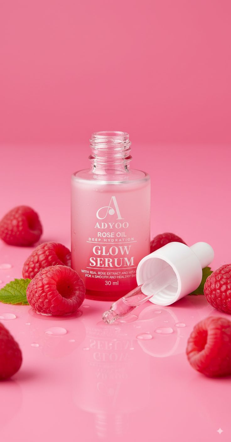 ADYOO Deep Hydration Rose Oil Serum – سيروم الترطيب العميق بزيت الورد من أديو 💧