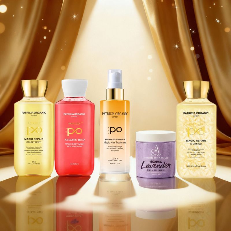 بكج العناية بالشعر والجسم من باتريشيا واديو