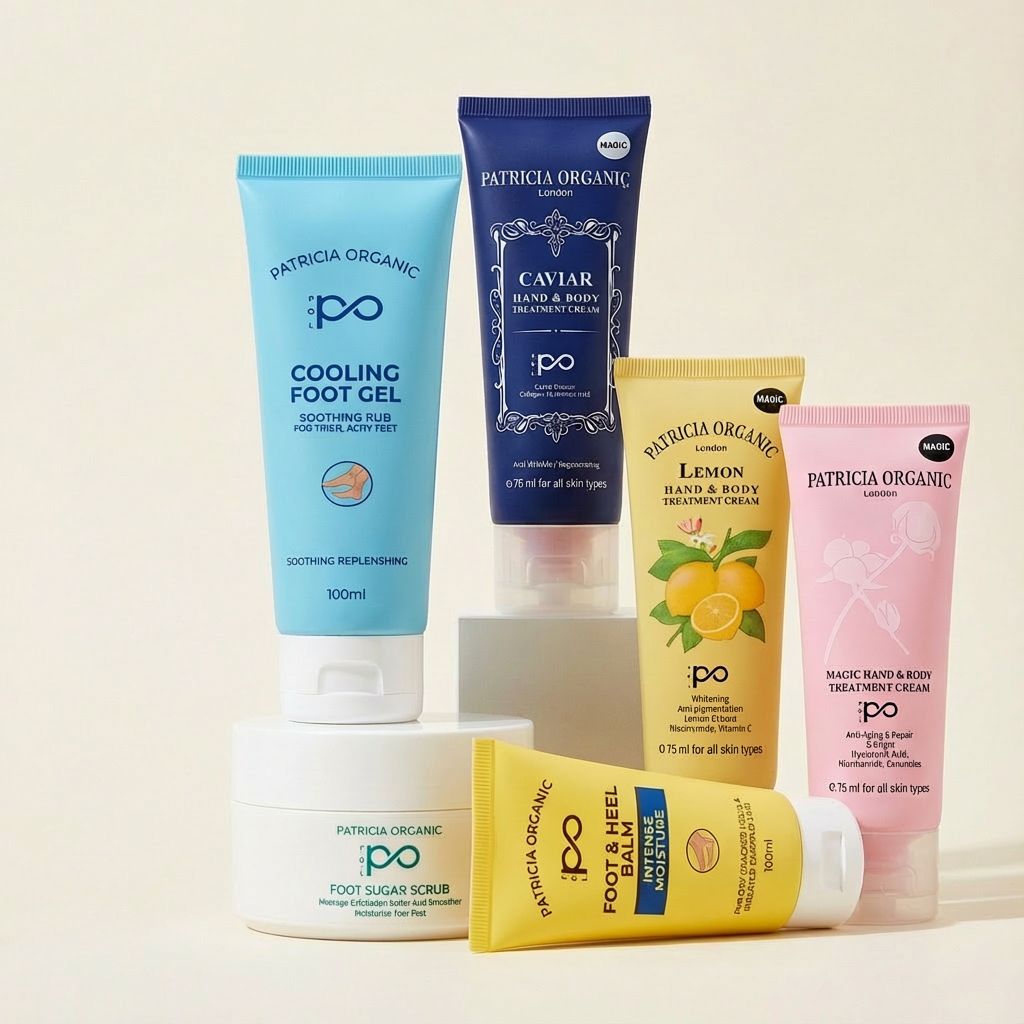 البكج الحريري لليدين والقدمين من باتريشيا