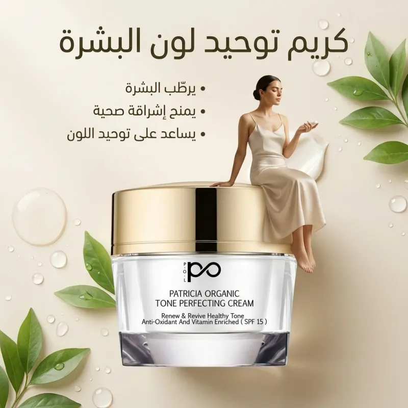 كريم التبييض وتوحيد لون البشرة باتريشيا البريطاني