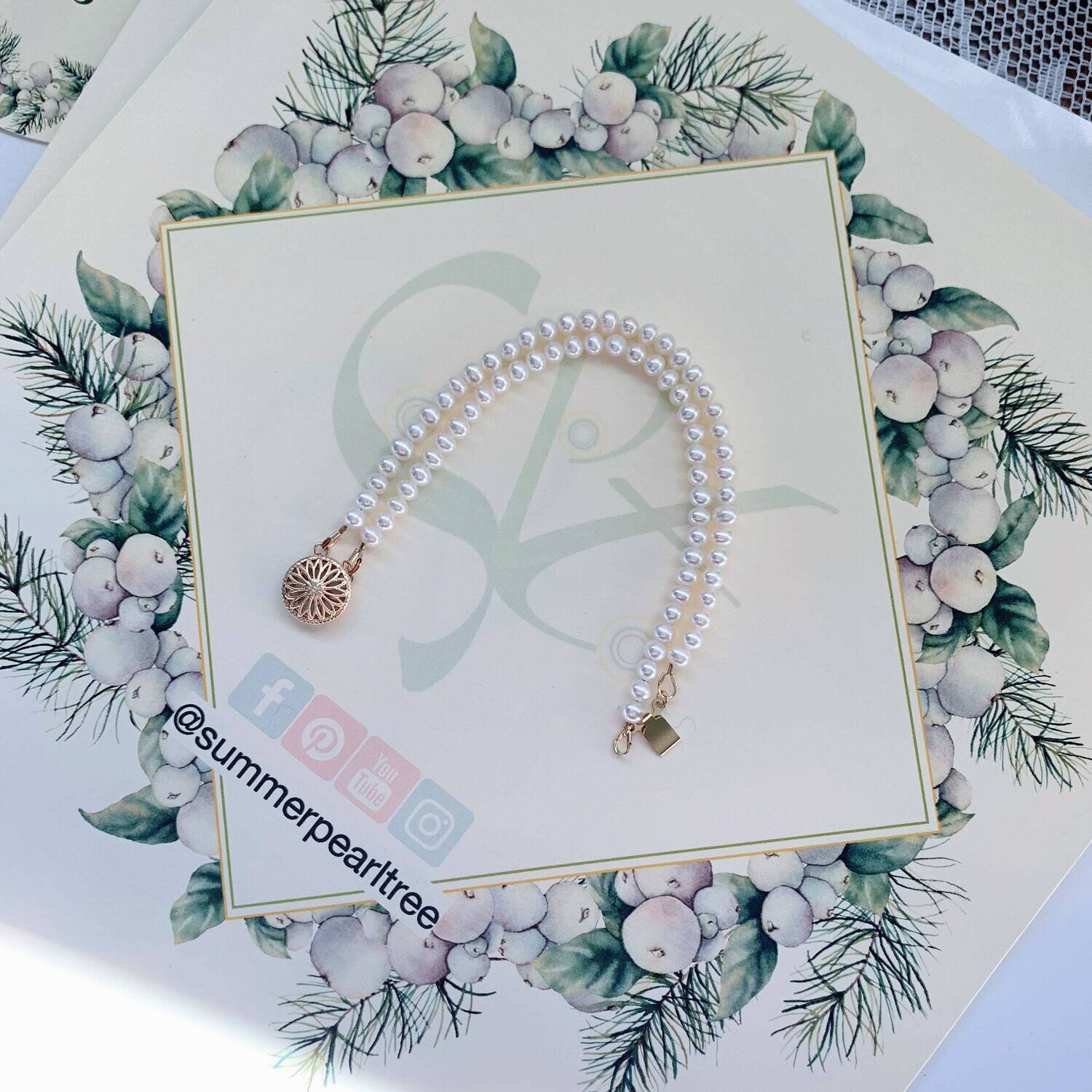 Freshwater Pearl bracelet, genuine freshwater pearls, real pearl, bridal bracelet, wedding bracelet, mirror luster, strong luster, bracelet