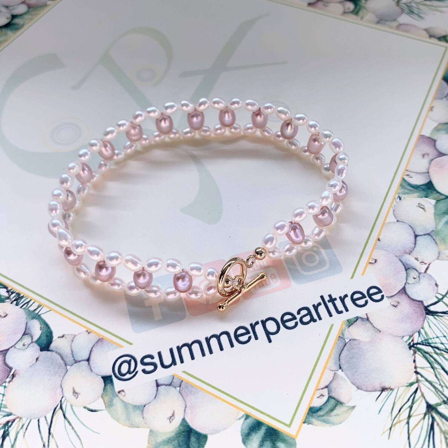 Airy bracelet, freshwater pearls, pearl bracelet, bridal bracelet, wedding bracelet, genuine freshwater pearls