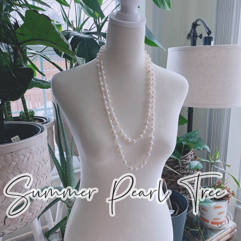 Long necklace, extra long pearl necklace, 140cm pearl necklace, little black dress, necklace for autumn, sweater necklace, bridal necklace