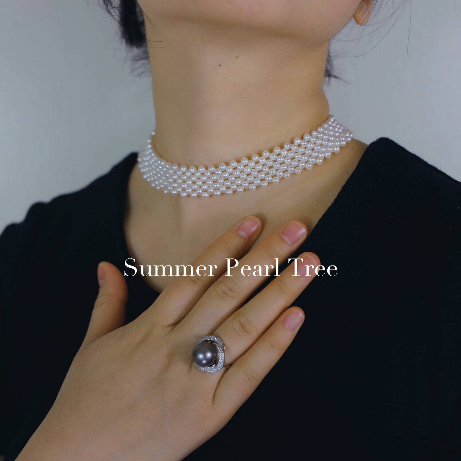 Dainty necklace, elegant Pearl necklace, dainty pearl choker necklace, classic pearl necklace, bridal necklace, wedding pearl necklace