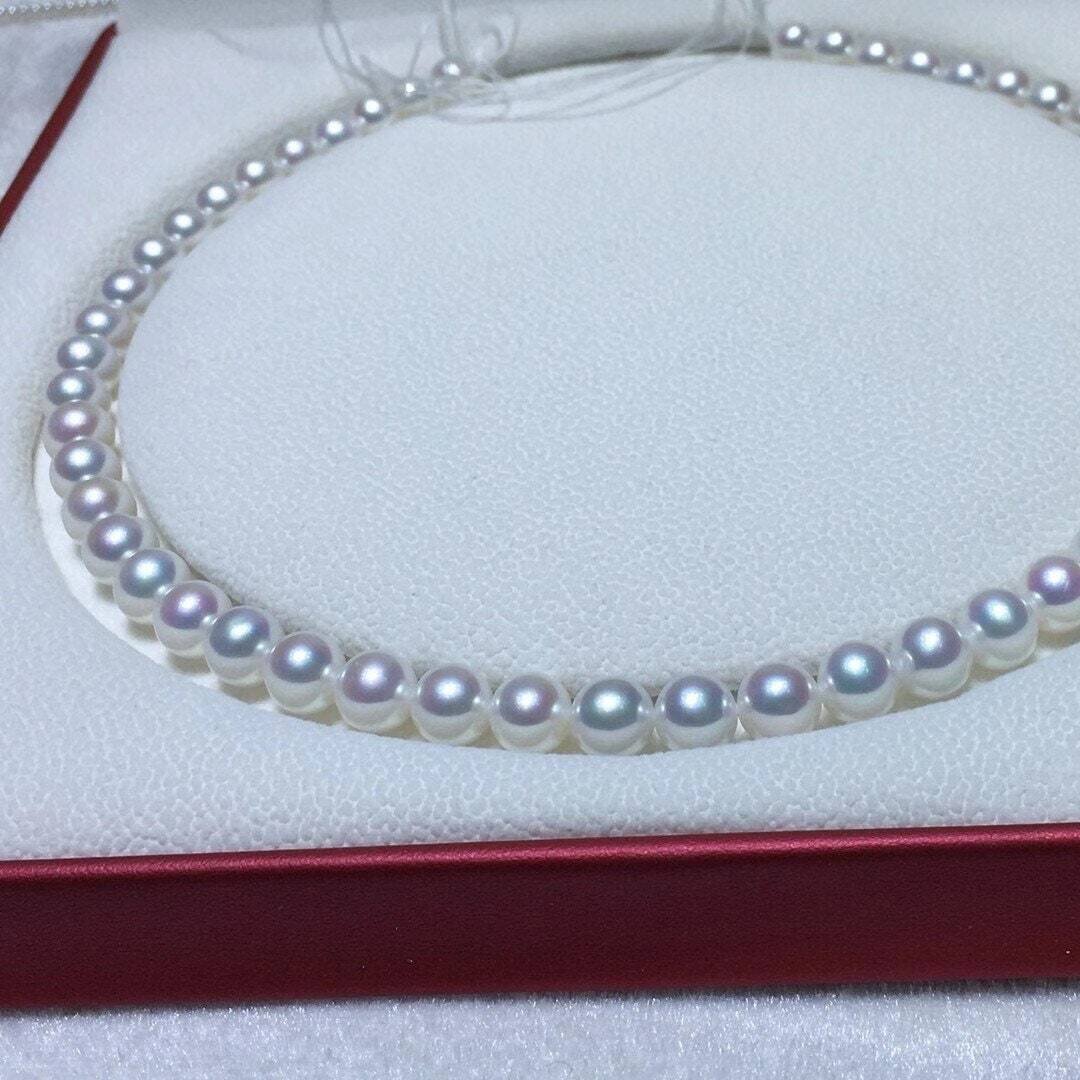 Pearl necklace and bracelet set, gift for her, freshwater pearl jewelry set, pearl jewelry set, genuine freshwater pearl necklace