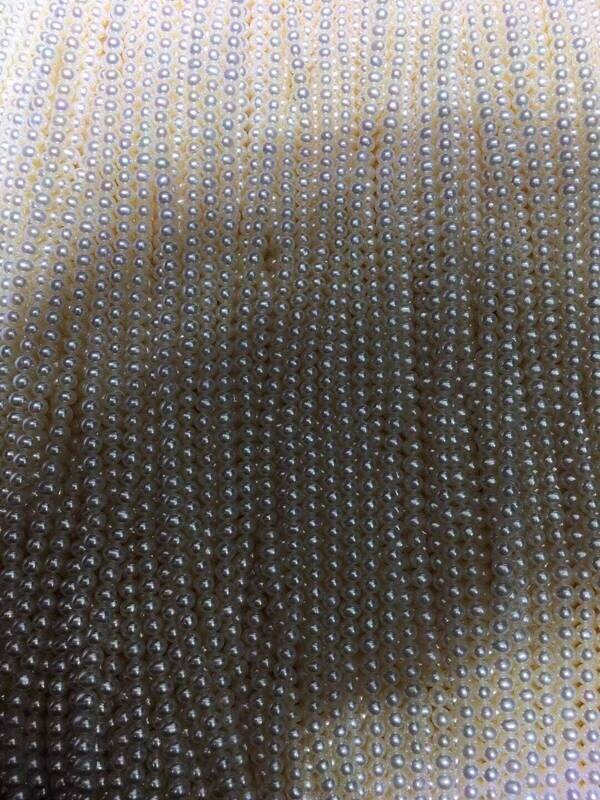 4-4.5mm pearl strands, loose pearl, pearl strand, pearl baby, baby pearl, small pearl beads, pearl for diy, small baby pearls
