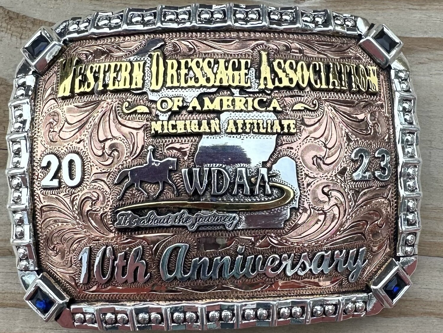 10th Anniversary WDAMI Buckle