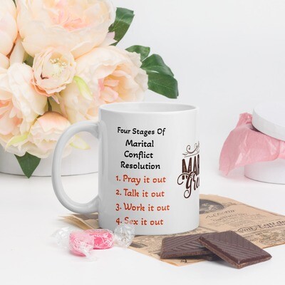 Four Stages of Marital Conflict Resolution Christian Coffee Mug